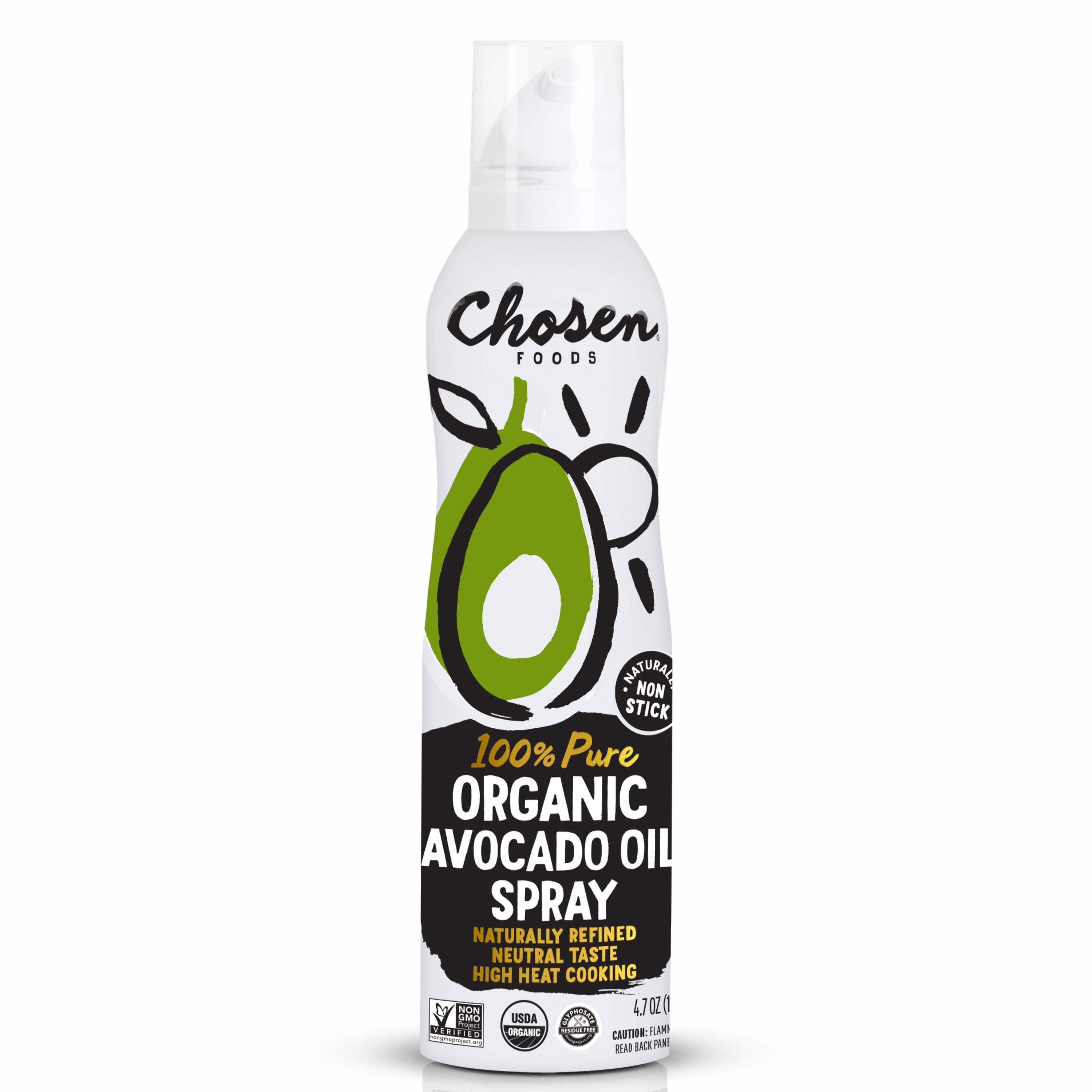 100% Pure Organic Avocado Oil Spray for Cooking