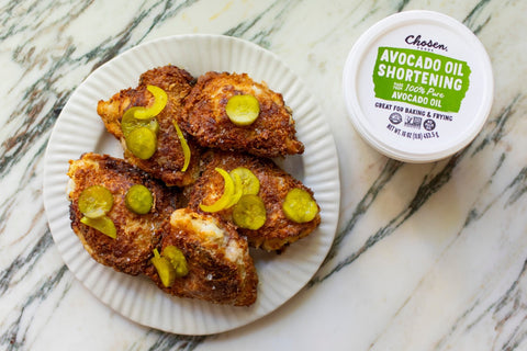Crispy Fried Chicken Made With Chosen Foods Shortening