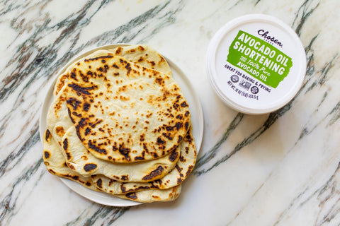 Easy Classic Flour Tortillas Made With Chosen Foods Shortening