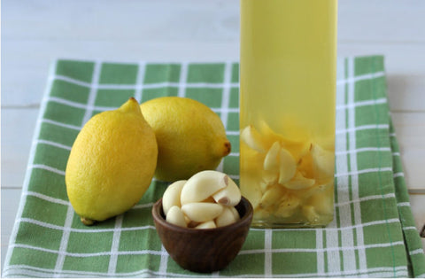 Garlic & Lemon Infused Avocado Oil for Cooking & Salads