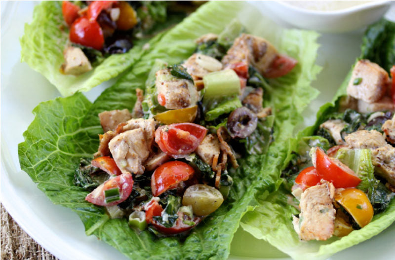 Grilled Chicken Caesar Wrap | Romain Wraps | Chosen Foods