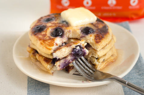 Lemon Berry Quinoa Pancakes