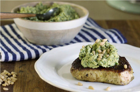 Artichoke Pesto Dip