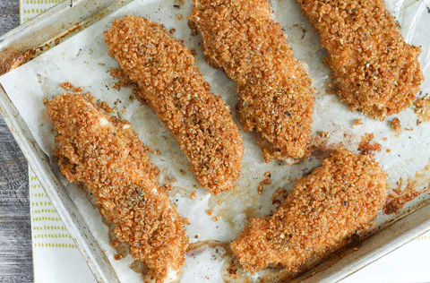 Quinoa Crusted Chicken Strips