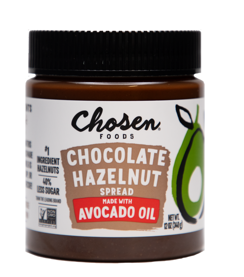 Chocolate Hazelnut Spread With Avocado Oil - View Front Jar