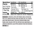 Everything Bagel Sauce made with 100% Pure Avocado Oil - View Nutrition Facts Label