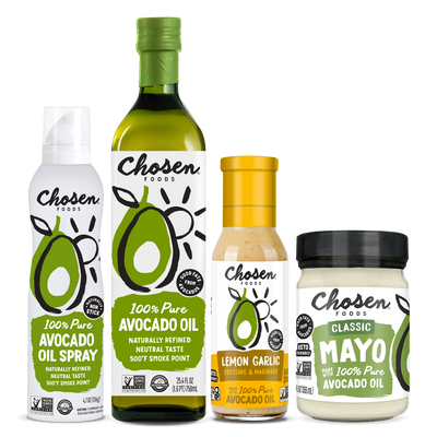 Avocado Oil Mayo and 5 Hole Squeeze Bottle Set - Weee!