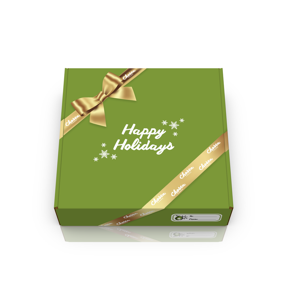 Holiday gift box top