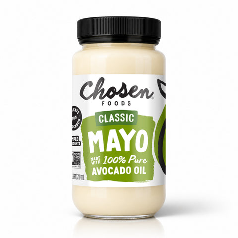 Chosen Foods Classic Mayo, 100% Pure Avocado Oil-Based Mayonnaise, 24 Fl Oz