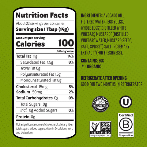 Classic Avocado Oil Mayo 32 Fl Oz