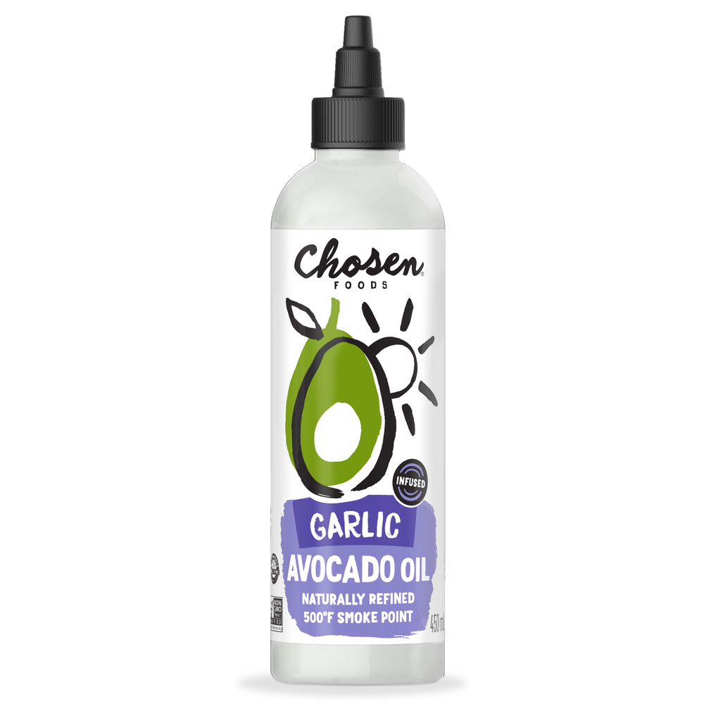 Garlic Infused Avocado Oil Squeeze Bottle 480mL