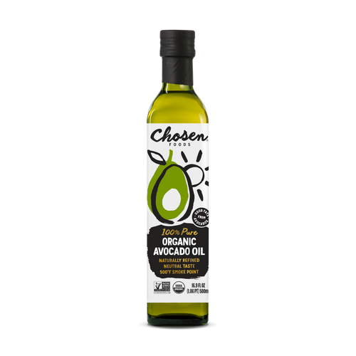 100% Pure Organic Olive Oil Bottle