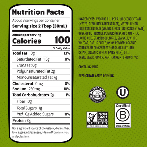Classic Ranch Salad Dressing 8 Fl Oz