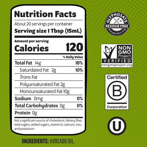Refined Avocado Oil 67.6 Fl Oz