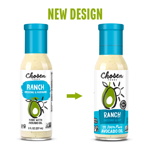 Ranch Dressing (8oz Glass Bottle) - Different Presentation Variation