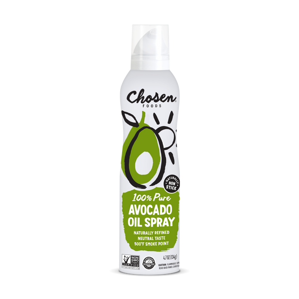 100 Pure Avocado Oil Spray 4.7 oz Can Chosen Foods