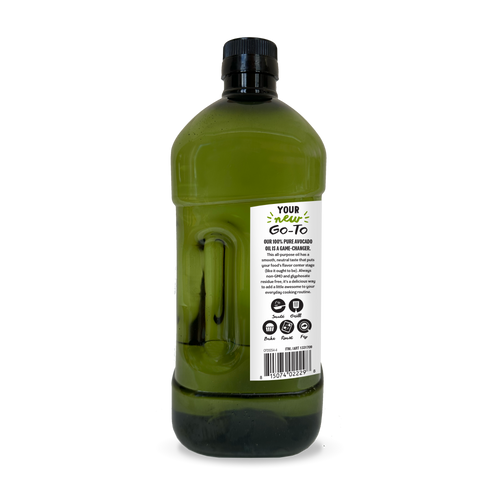 100% Pure Avocado Oil BPA-Free PET 2lt Bottle - View Features
