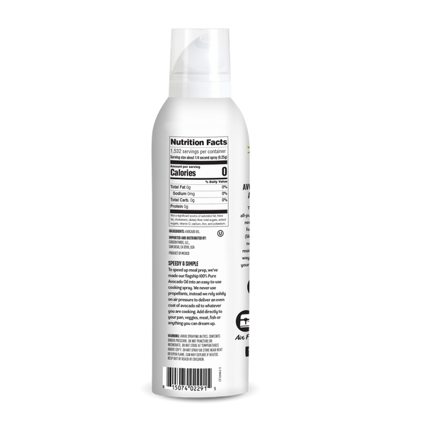 100% Pure Avocado Oil Spray | 13.5 oz Can | Chosen Foods