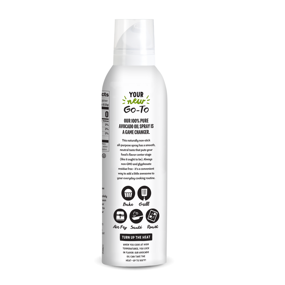 100% Pure Avocado Oil Spray 13.5 oz - View Features