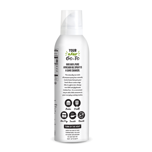 100% Pure Avocado Oil Spray 13.5 oz - View Features