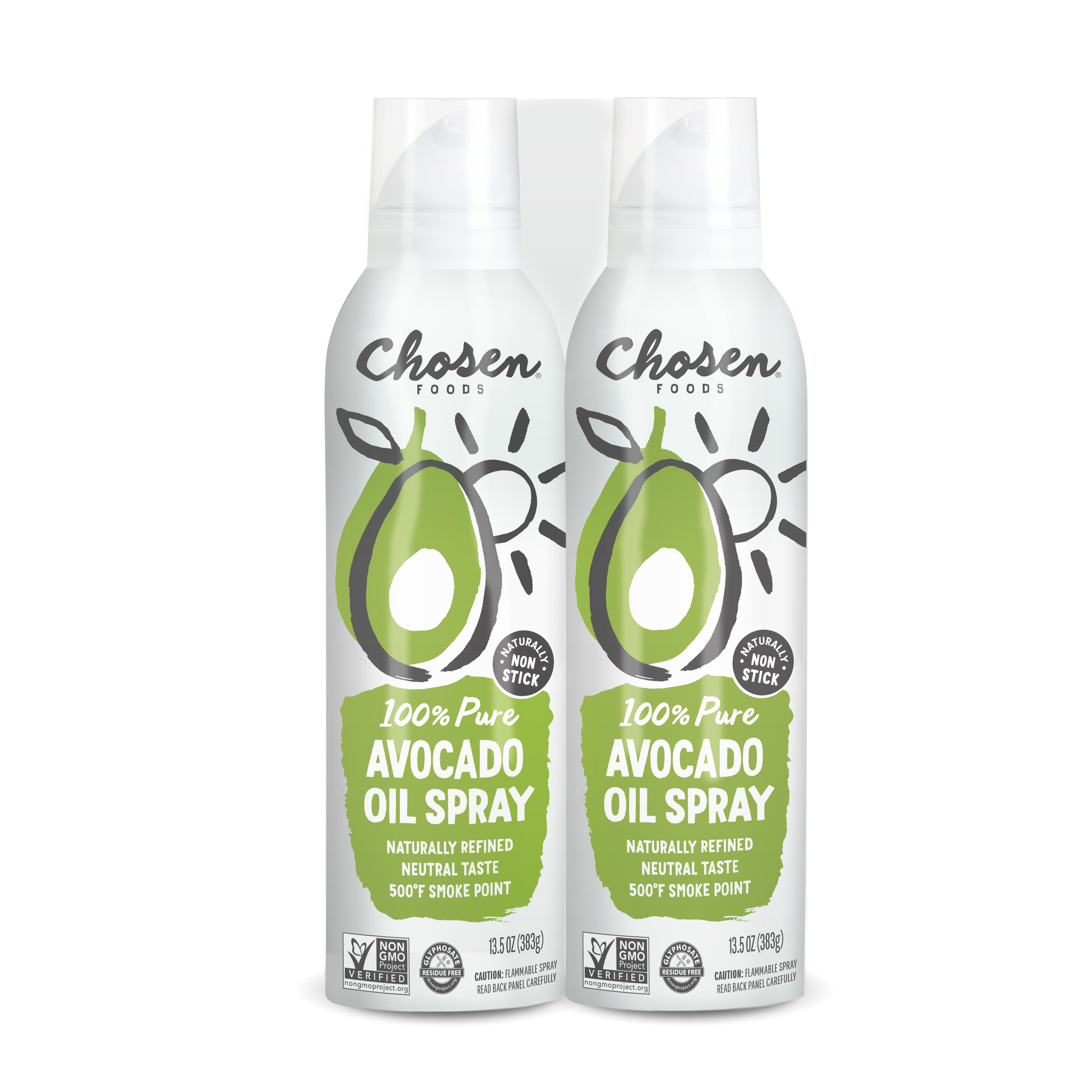 Chosen Foods Avocado Oil Spray, 13.5 oz, 2-count