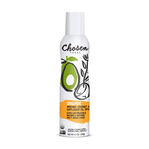 Organic Avocado, Coconut and Safflower Oil Spray 4.7oz
